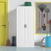 Famapy Garage Storage Cabinet with Rotating Shelves & Door Compartments,Multi-Layer Organizer,Sturdy Construction,for Tools & Garden Supplies - 4 of 4