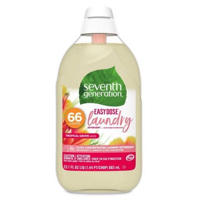 Seventh Generation EasyDose Ultra-Concentrated 66-Loads Laundry Detergent Tropical Grove - 23.1 fl oz