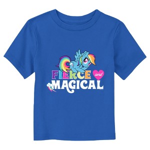 My Little Pony: Friendship is Magic Rainbow Dash Fierce and Magical  T-Shirt - Royal Blue - 4T - 1 of 3