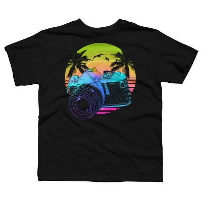 Boy's Design By Humans Retro Photography By clingcling T-Shirt