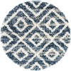Unique Loom    Hygge Shag Diamond Area Rug - 2 of 4
