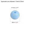 Unique Bargains Loose Craft DIY Earring Necklace Making Acrylic Round Beads 1700 Pcs - 2 of 4