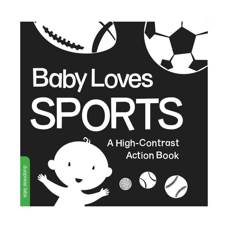Baby Loves Sports - (High-Contrast Books) by  Duopress Labs (Board Book), 1 of 2