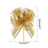 Unique Bargains Wedding Baskets Presents Christmas Large Pull Bow Gift Wrapping Bows Ribbons 20 Pcs - 2 of 4