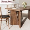 coucheta Dining Room Table for 6-8, 70.9 in Rectangular Kitchen & Dining Room Tables with Sturdy Frame, Thickened Long Tabledesk and Dinner Desk - 4 of 4