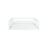 Whisen Twin Size Montessori Floor Platform Bed with Built-in Book Storage Rack on Headboard - 4 of 4