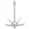 VidaXL Folding Anchor Silver 3.3 lb Malleable Iron - 3 of 4