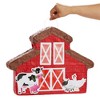 Blue Panda Barnyard Pinata for Farm Animals Birthday Decorations, Barn Party Supplies for Baby Shower, Small, 16.5 x 3.0 x 12.6 In - 3 of 4