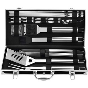 Itopfox 22-Piece Stainless Steel BBQ Grill Tools Set with Aluminum Case - Perfect for Outdoor Cooking & Gifts for Men & Dad - 1 of 4