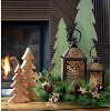Wooden Oversized Evergreen Green 49"H Wood Set of 3 - 4 of 4