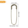 Unique Bargains Metal DIY Blankets Brooch Making Home Sewing Large Safety Pins - 2 of 4