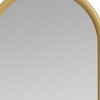 HomeRoots 64" Natural Solid Wood Arch Leaning Framed Full Length Mirror - 4 of 4