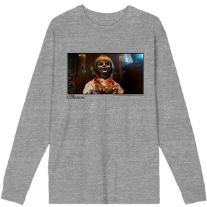 The Conjuring Annabelle Screenshot Adult Long Sleeve Tee - 1 of 2