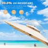 Kumasinova 360° Rotation Offset Patio Umbrella,Outdoor Umbrella with Hydraulic Lift,Beach Umbrella with Adjustable Tilt,Outdoor Umbrellas for Patio - 3 of 4