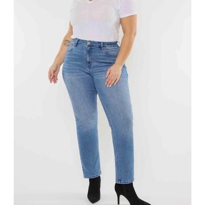 Women's Alannah High Rise Slim Straight Jean - Plus - KanCan