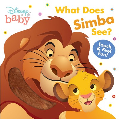 Disney Baby: What Does Simba See? - by Disney Books (Board Book)