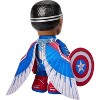 Marvel Captain America Sam Wilson Plush Figure – Brave the World Soft Hero Doll with Shield & Wings - 4 of 4