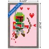 Trends International Star Wars: Saga - Boba Fett Hearts Framed Wall Poster Prints - 3 of 4