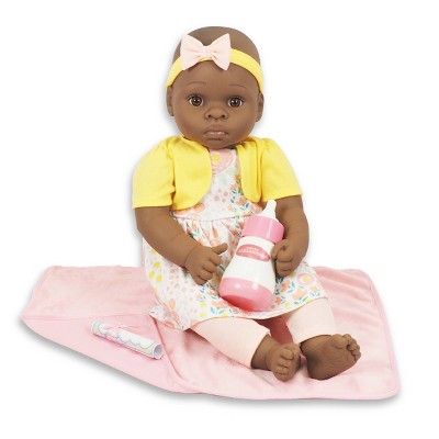 Madame Alexander 18" Small Wonders Sweet & Happy Baby Bedtime Set- Yellow