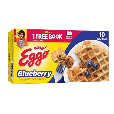 Kellogg's Eggo Blueberry Frozen Waffles - 12.3oz/10ct : Target