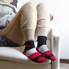 NCAA Nebraska Cornhuskers Neapolitan Stripe Fuzzy Socks - 2 of 3