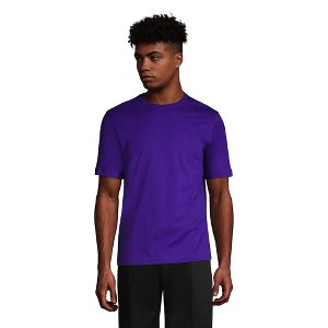 Lands' End School Uniform Men's Short Sleeve Essential T-shirt - 1 of 4