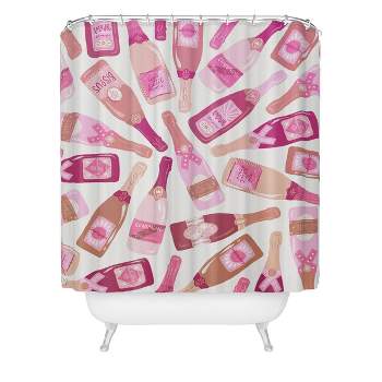 Cat Coquillette French Champagne Collection Shower Curtain Pink - Deny Designs