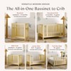 Babyletto Rolli 9-in-1 Convertible All-Stages Crib with Bassinet & Toddler Bed Kits - 3 of 4