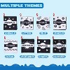 Joyfy Baby Bath Soft Books Black White Infant  Nontoxic Waterproof Newborn Toys Toddler Educational Learning Toys Baby Shower Montessori Sensory 8 Pcs - 2 of 4