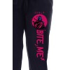 Universal Monsters Womens' Dracula Bite Me Sleep Jogger Pajama Pants Black - 2 of 3