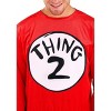 HalloweenCostumes.com X Small   Dr. Seuss Thing 1 and Thing 2 Costume for Adult, Red/White/Blue - 2 of 4