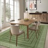 Machine Washable Rugs for Living Room Minimalist Geometric Bordered Indoor Carpet - 2 of 4