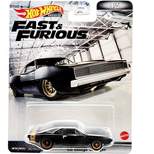1968 Dodge Charger R/T Matt Black with Gold Tail Stripe "Fast & Furious" Series Diecast Model Car by Hot Wheels