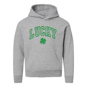 The Juniper Shop Lucky Clover Distressed Youth Graphic Hoodie - 1 of 3