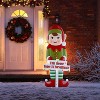 Mr. Christmas 38 in. Outdoor Metal Elf Sign - 2 of 3