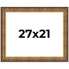 PosterPalooza | Museum Gold Picture Frame - UV Acrylic, Backing Board, Hanging Hardware Included - 2 of 4