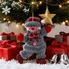 BABYYER Christmas Plush  Doll Ornaments, Santa Claus, Reindeer, Snowman, and Bears Xmas Hanging for Home Holiday Decoration - 2 of 4