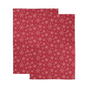 KAF Home Holiday Digitally Printed  Set Of 2 Kitchen Towels - 20" x 30" - 1 of 4