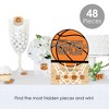Big Dot of Happiness Nothin’ But Net - Basketball - Baby Shower or Birthday Party Scavenger Hunt - 1 Stand and 48 Game Pieces - Hide and Find Game - 2 of 4