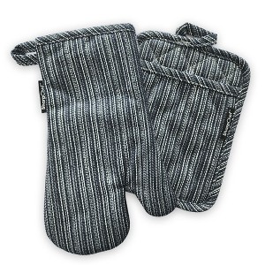 SharpChef Heat and Slip Resistant Neoprene Oven Mitt and Pot Holder Set, Soft Cotton Lining, Waterproof, BPA-Free - 1 of 4