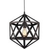 Chloe Lighting Osbert Industrial-Style 1 Light Rubbed Bronze Pendant 16" Wide - 3 of 3