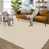 Washable Modern Solid Large Area Rugs for Bedroom Living Room, Soft Non Slip Textured Carpet for Home Office - 3 of 4