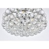 Elegant Lighting Savannah 14 inch flush mount in chrome - 4 of 4