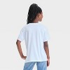 Girls' Shania Twain 'Let's Go Girls' Oversized Graphic T-Shirt - White - 3 of 4