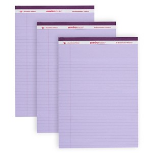 Roaring Spring Enviroshades Recycled Colored Legal Writing Pads, 8.5