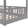 Twin Over Twin Bunk Bed with Slide and Ladder, White - 3 of 4