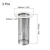Unique Bargains Stainless Steel Mesh Durable Bathroom Kitchen Sink Strainers 3 Pcs - 2 of 3