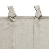 Awesome Home  Garrett Textured Tie Knots Curtains Pair - 4 of 4