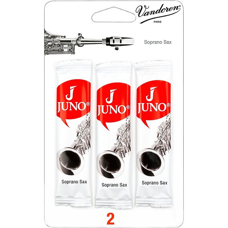 Vandoren JUNO Soprano Saxophone 3-Reed Card, 1 of 2