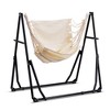 Ainfox 2 in 1 Portable Hammock Bed and Swinging Chair with Collapsible Steel Stand  With Carrying Bag - 2 of 4